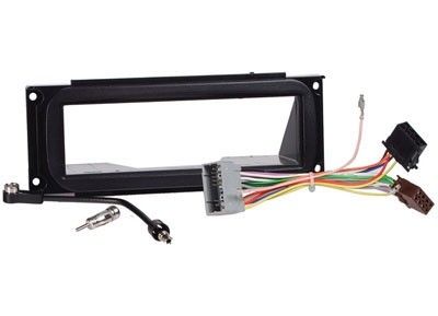 1-DIN frame Chrysler 300 02-11- +ISO kabel+ant adapt, zwart