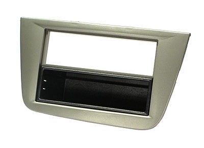 1-DIN frame Seat Altea 04-14, Toledo 05-12 met bakje, grijs