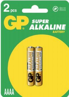 GP Ultra Alkaline LR61 (AAAA) blister 2 (25A)
