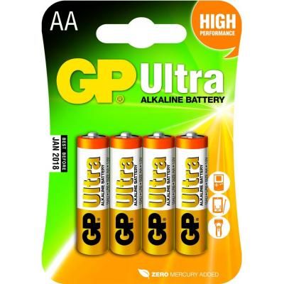 GP Ultra Alkaline LR06 (AA)     blister 4 (15A)