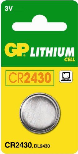 GP Lithium knoopcel CR2430, blister 1