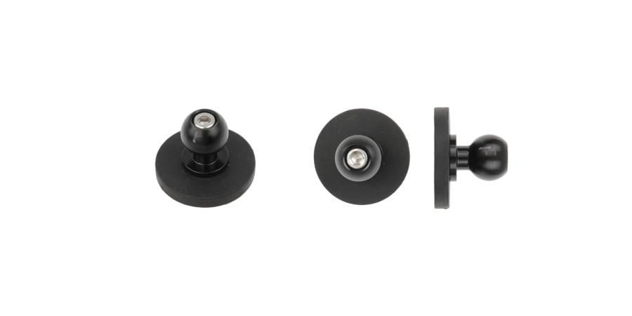 Magnetic mount, 43mm, with ball for pedestal mounts