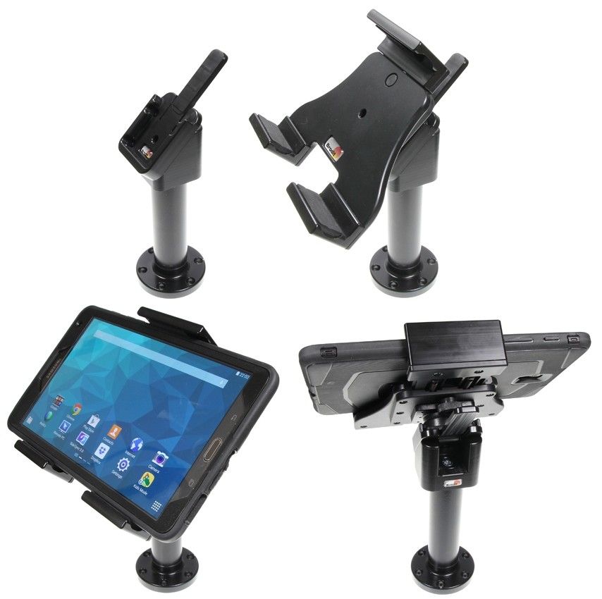Brodit adjustable tablet holder 120-150mm. on pedestal mount