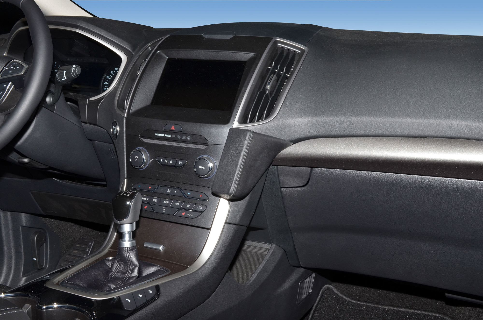 Kuda console Ford S-Max/Galaxy/Edge 2015- Zwart