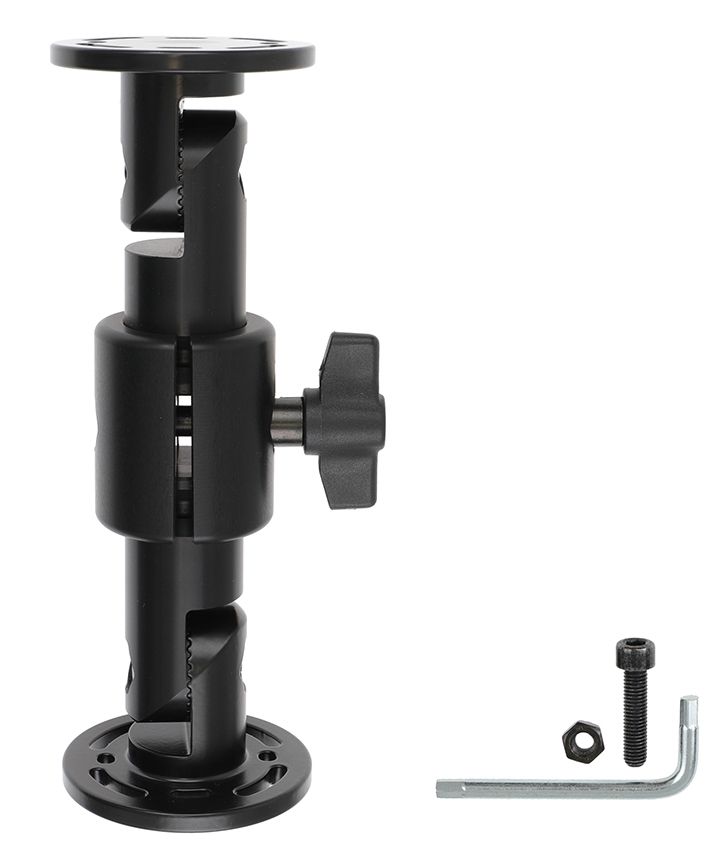 Pedestal Mount 7,5" rotatable L:188mm ø64mm Black