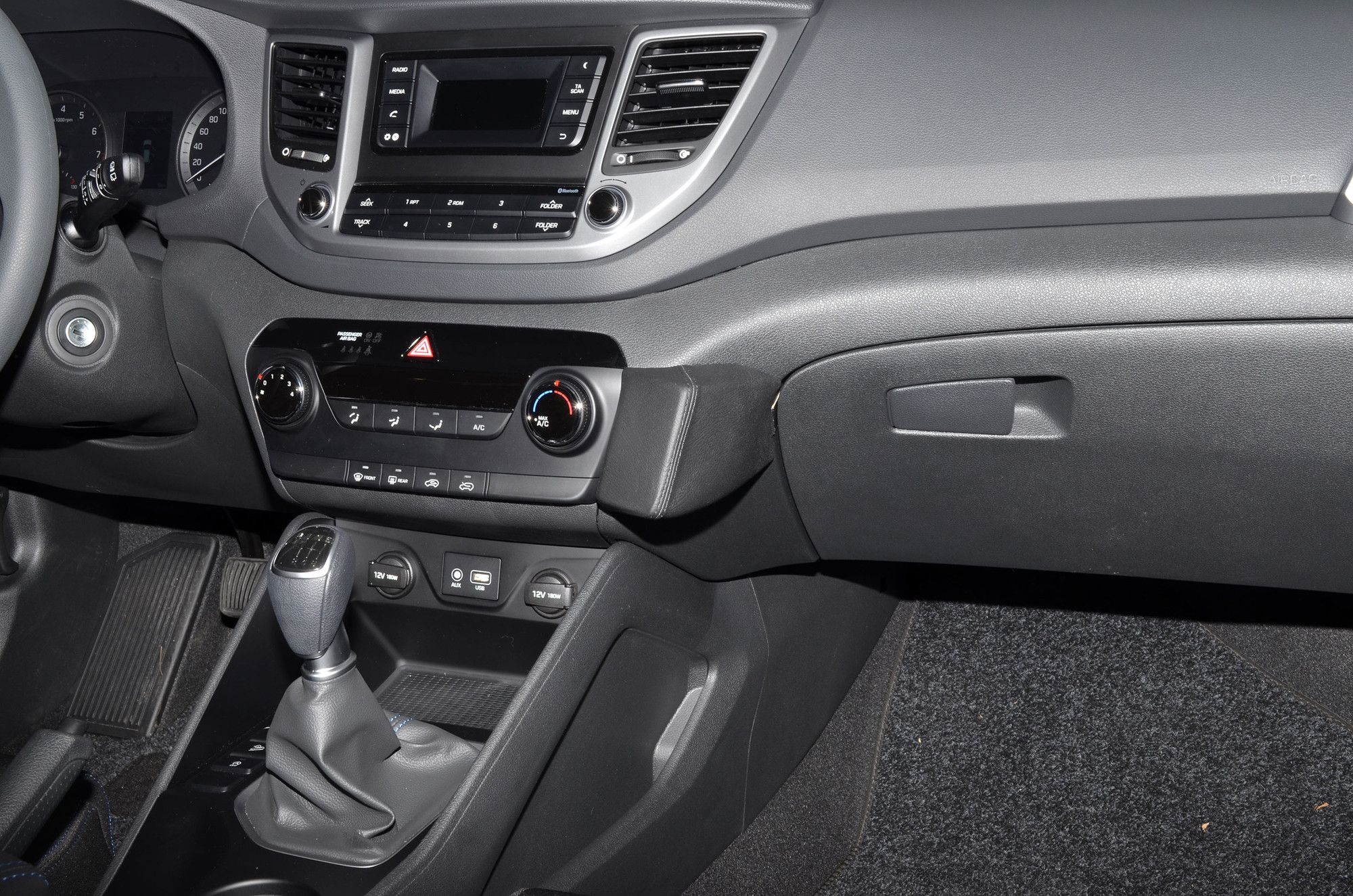 Kuda console Hyundai Tucson 15- Zwart