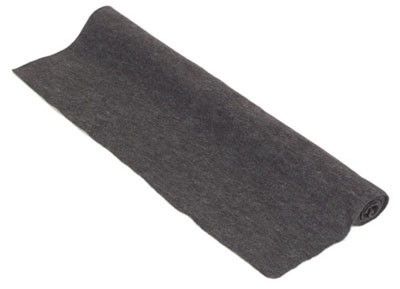 Akoest. stof, polyester 250gr/m² ANTHRACITE 1,5x50 m