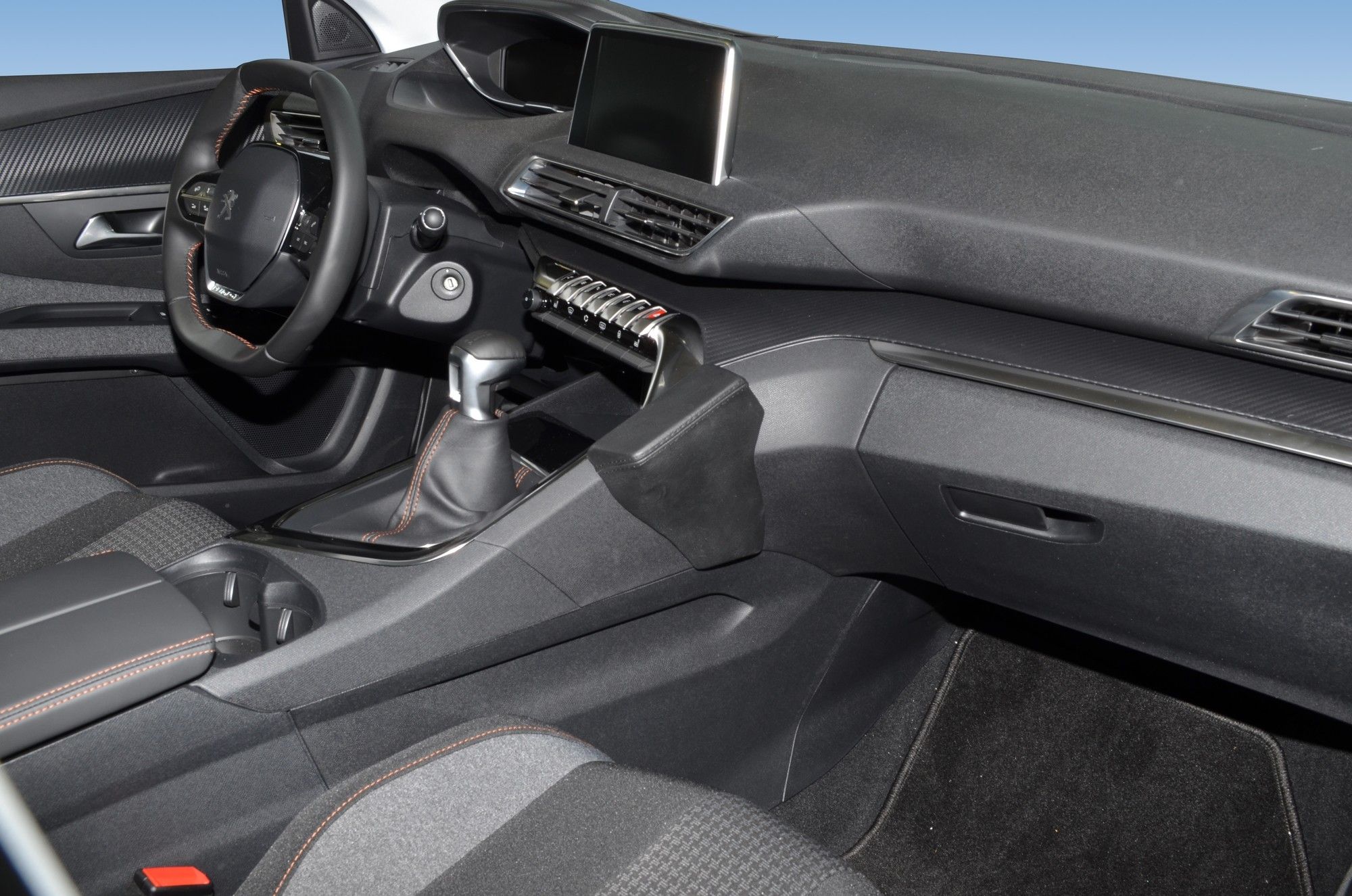 Kuda console Peugeot 3008 2016-/5008 2018- Zwart