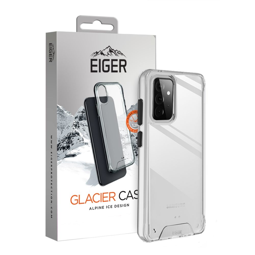 Eiger Glacier case Samsung Galaxy A72 - transparant