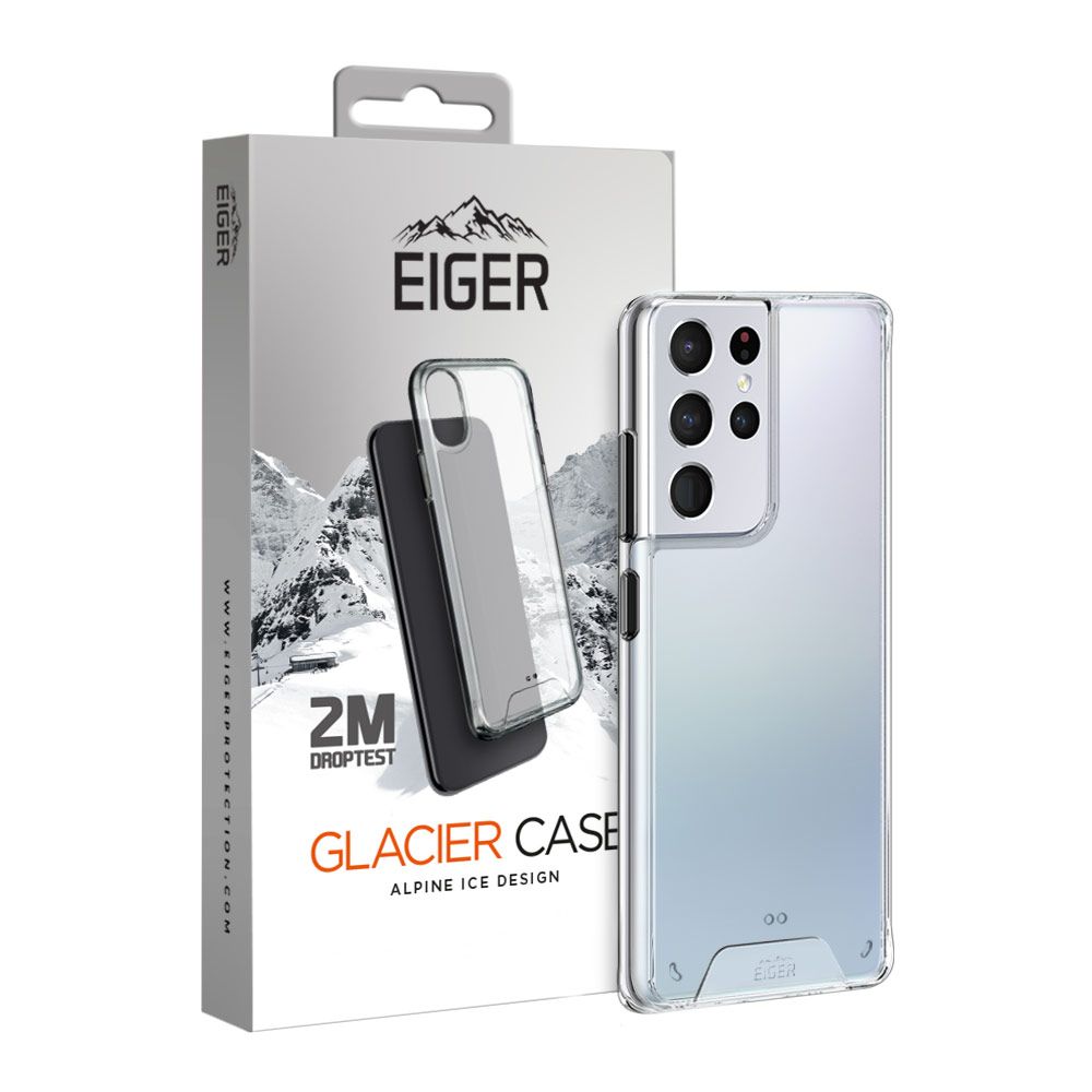 Eiger Glacier case Samsung Galaxy S21 Ultra - transparant