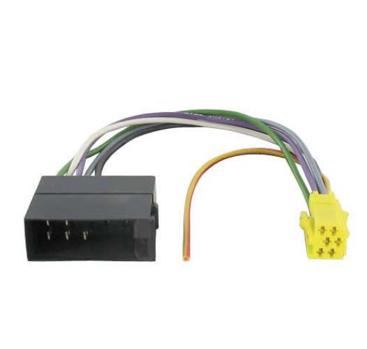 Radio aansluitkabel speaker adapter 10 pin ISO > mini ISO