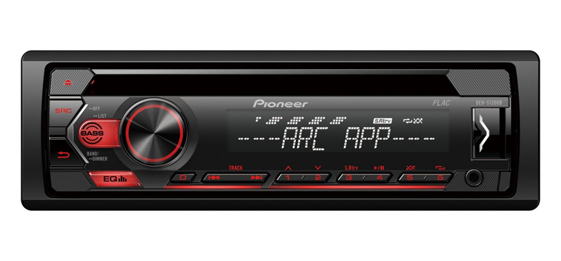 Pioneer DEH-S120UB CD/USB/AUX 1DIN rood