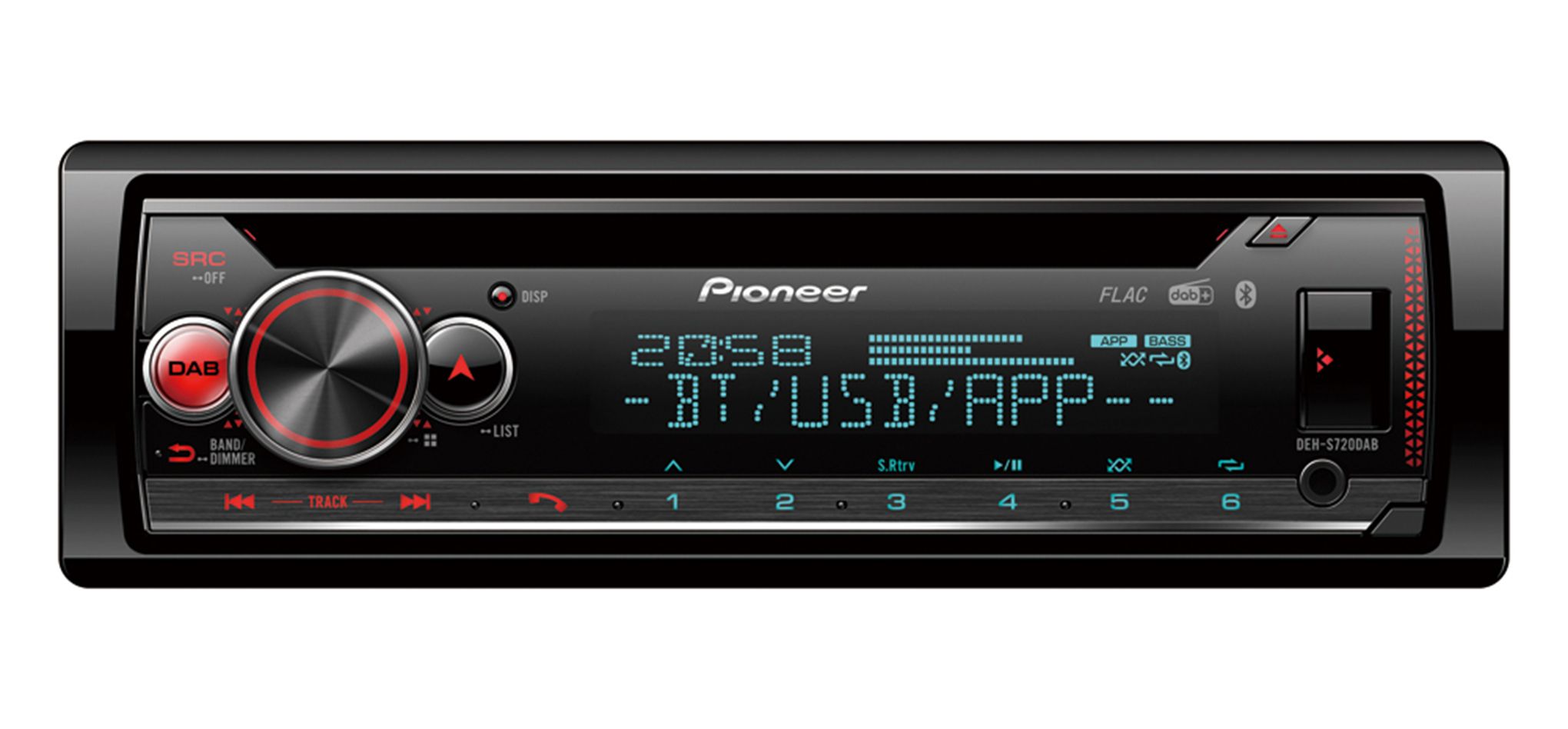 Pioneer DEH-S720DAB 1DIN DAB/CD/USB/BT/AUX