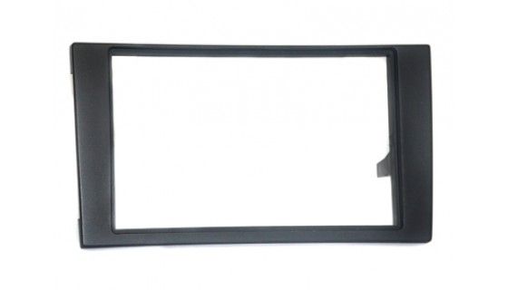 2-DIN frame Audi A4 00-08 Seat Exeo 08-13 zwart
