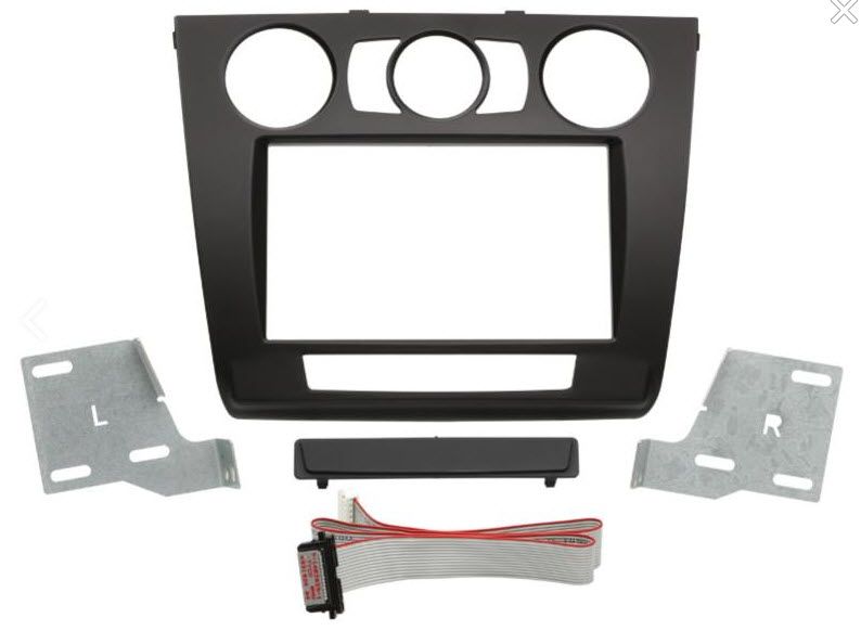 2-DIN frame BMW 1-serie 07-13 met manuele airco