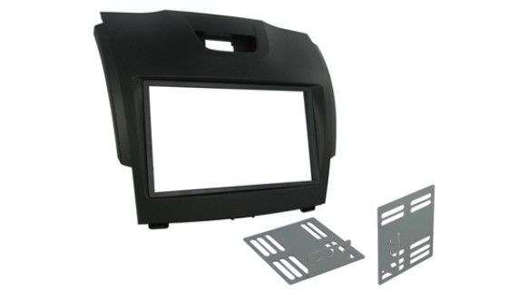 2-DIN frame Isuzu D-Max 12-20, zwart