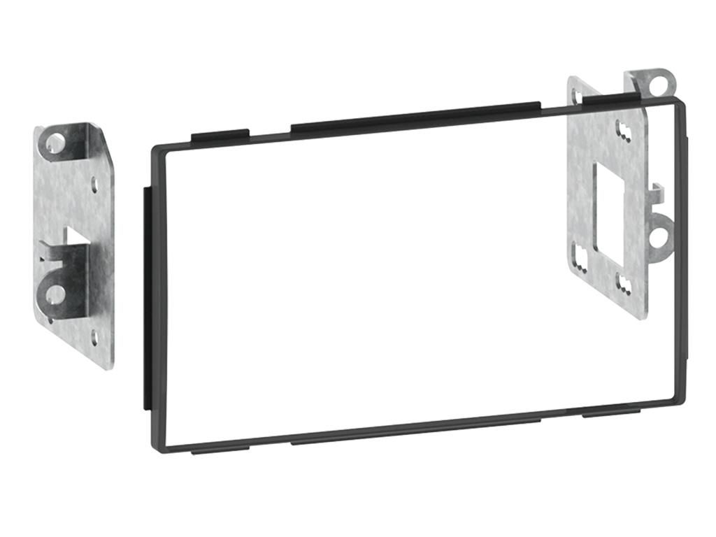 2-DIN frame Nissan Qashqai 07-14 amplified systems zwart
