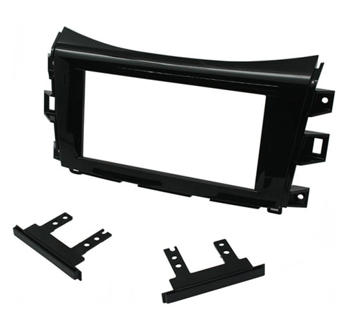2-DIN frame Nissan Navara, Renault Alaskan 15- piano zwart