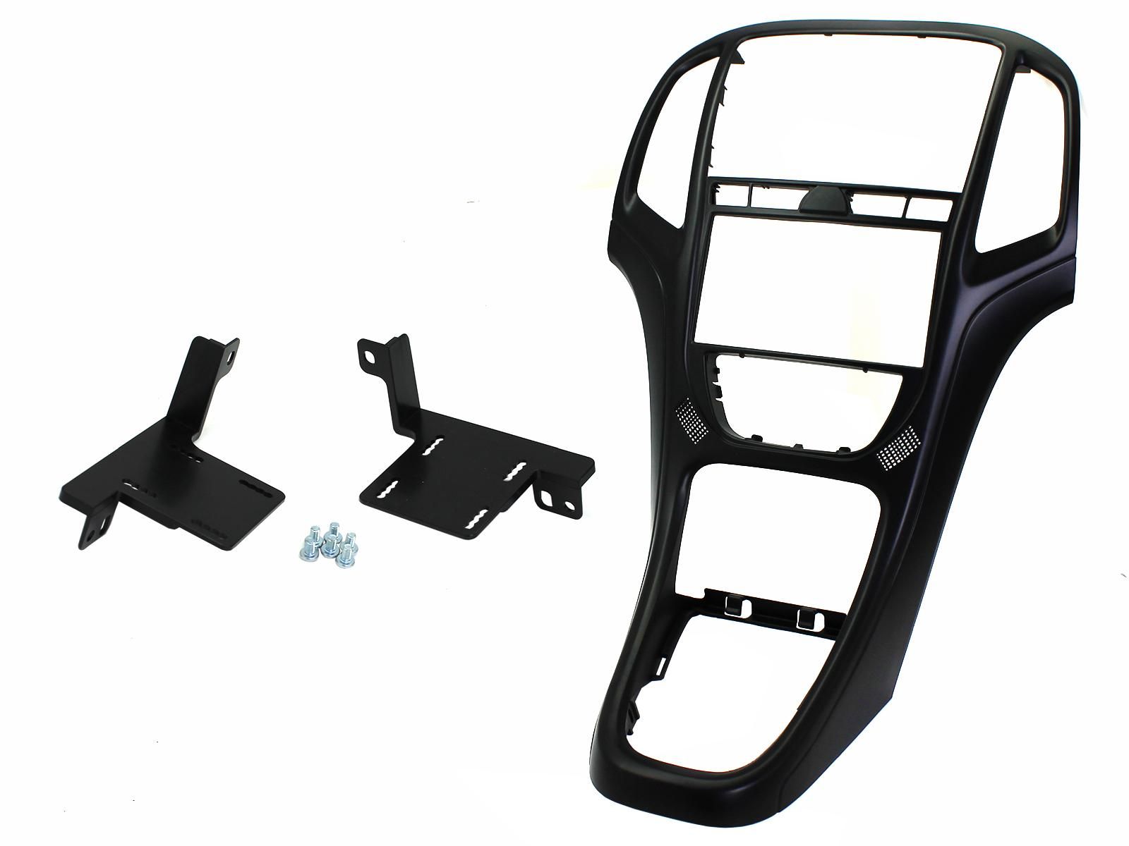 2-DIN frame Opel Astra 10-16 lang, zwart