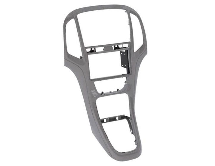 2-DIN frame Opel Astra 10-16 lang, Titan grijs