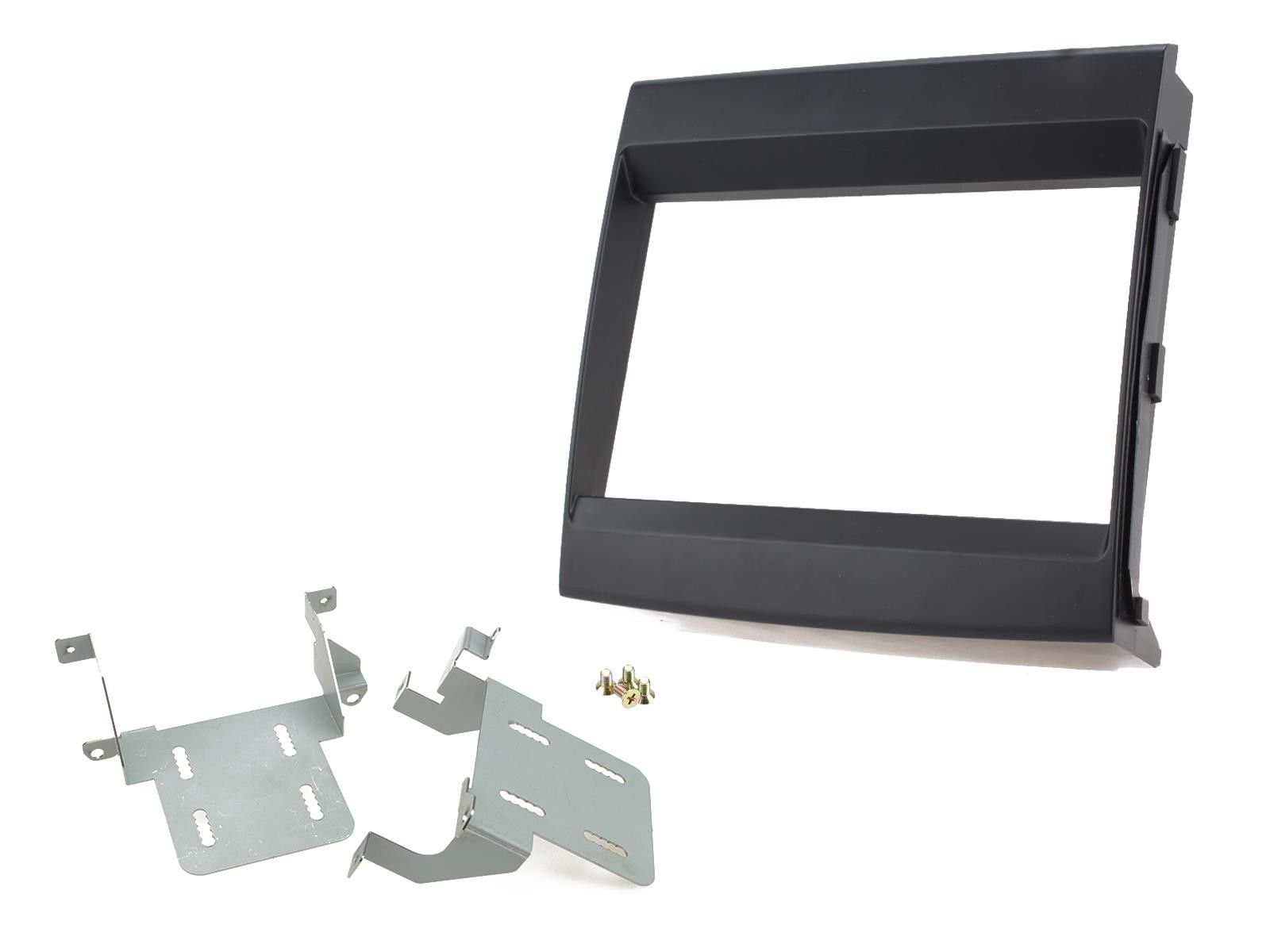2-DIN frame Porsche Cayenne 11-16 zwart