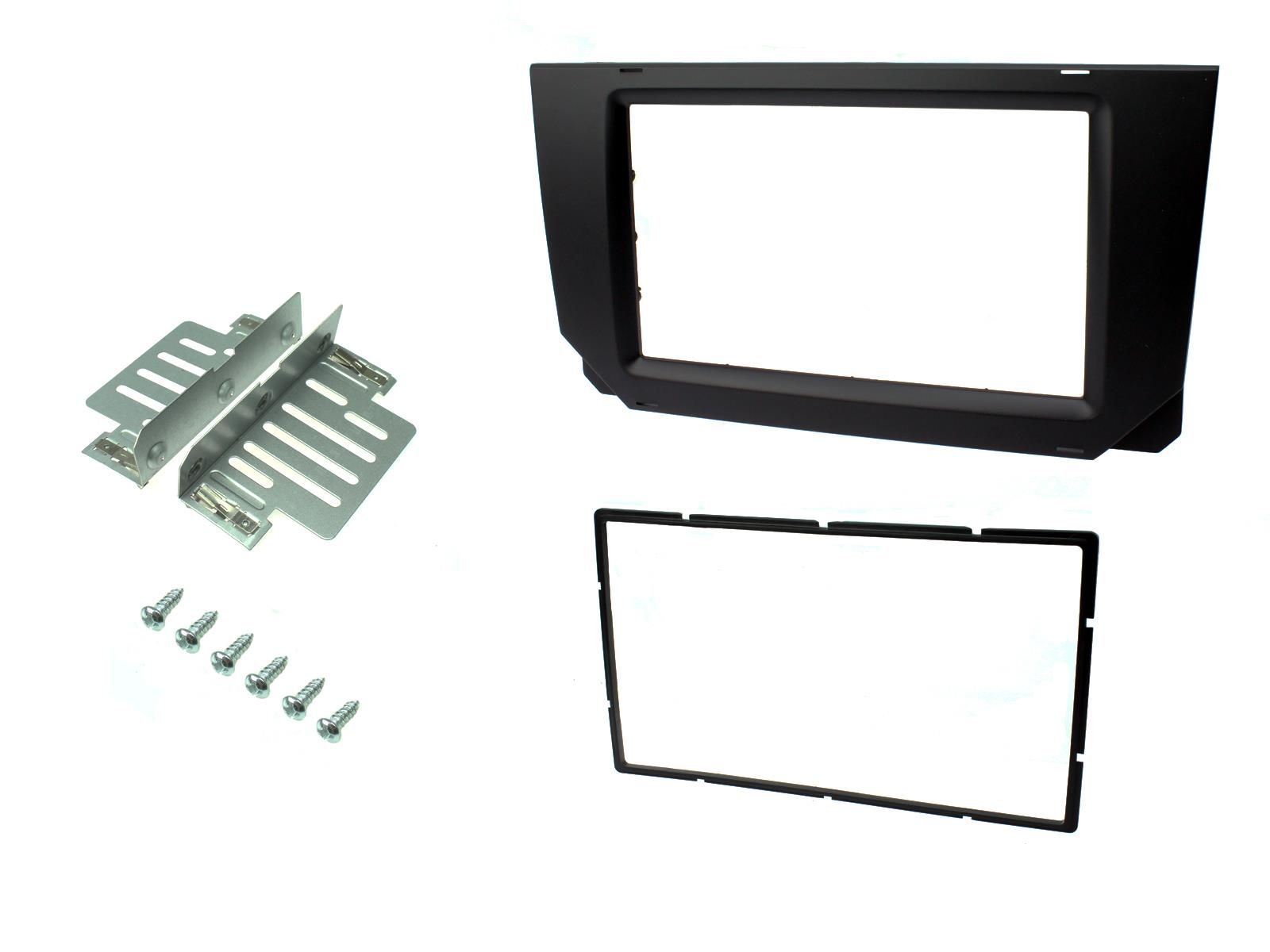 2-DIN frame Seat Ibiza 18-21, Arona 18-, zwart