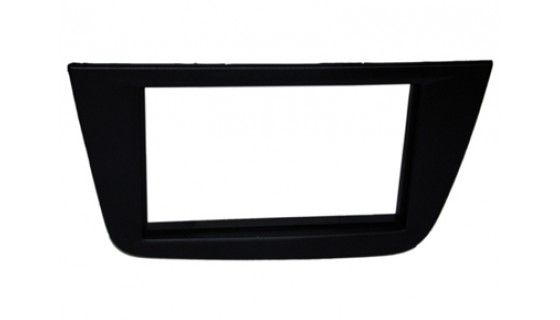 2-DIN frame Seat Altea 04-14, Toledo 05-12 zwart