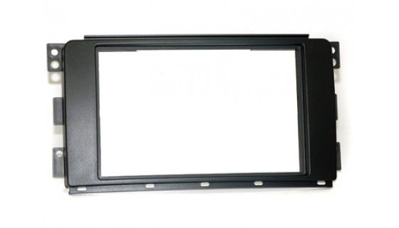 2-DIN frame Smart ForTwo 07-10 ForFour 04-06 zwart