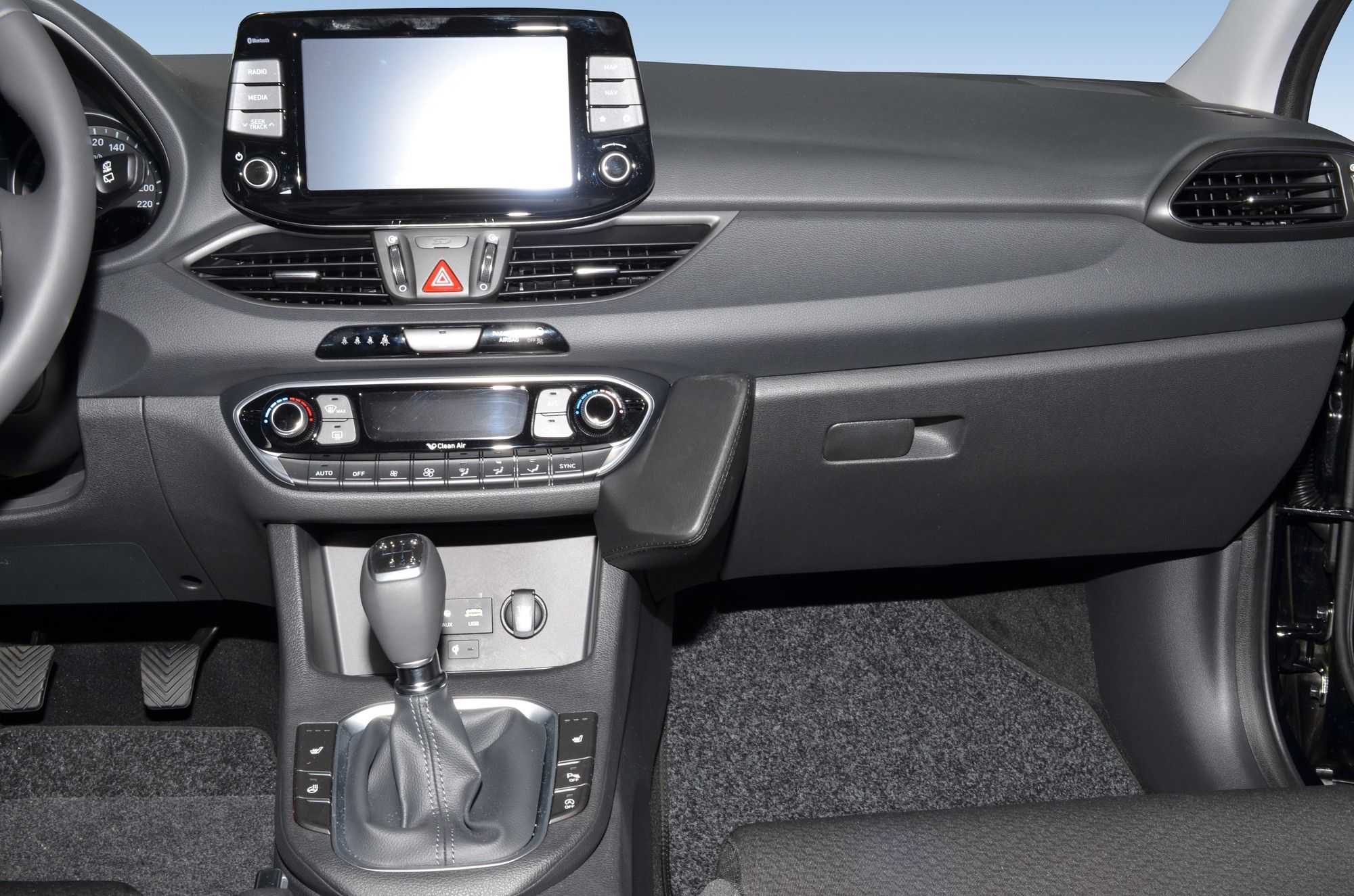 Kuda console Hyundai i30 16-22 Zwart