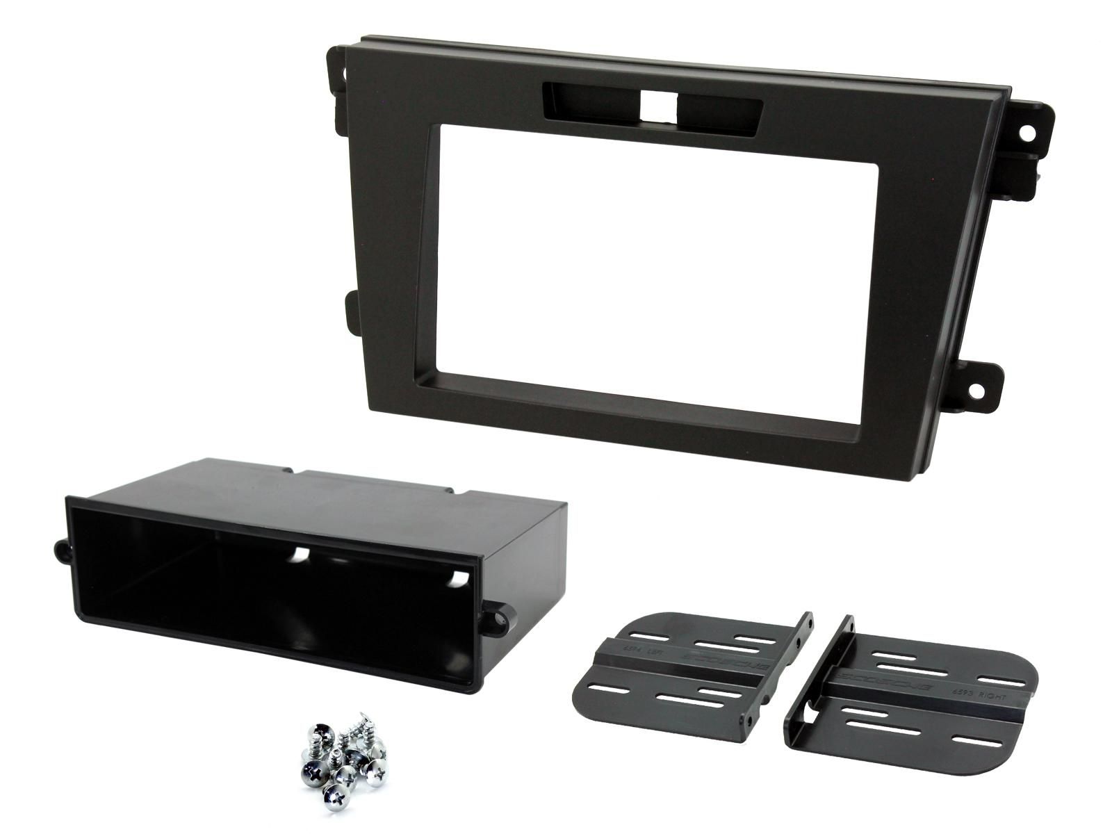 2-DIN frame Mazda CX-7 09-12 met bakje, zwart