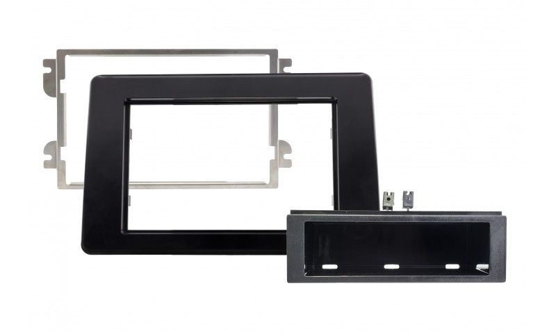 2-DIN frame Opel Movano, Renault Master, NV400 19- zwart