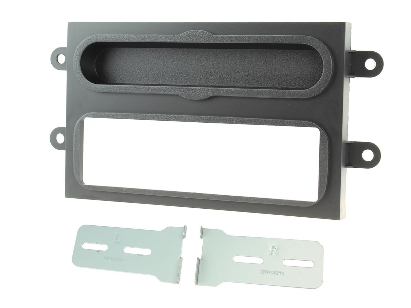 2-DIN frame Renault Twingo 14-21 met bakje, mat zwart