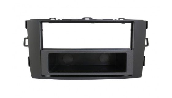 1-DIN frame Toyota Auris 07-12 met bakje, zwart