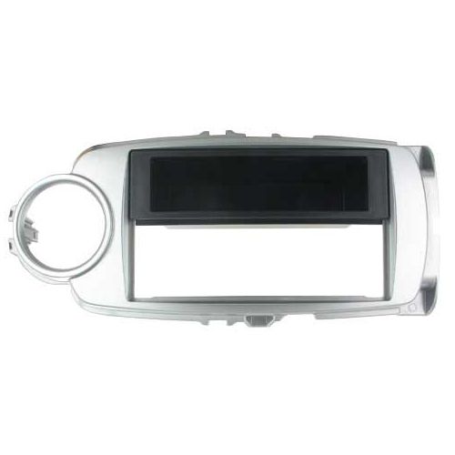 2-DIN frame Toyota Yaris 11-19 met bakje, zilver