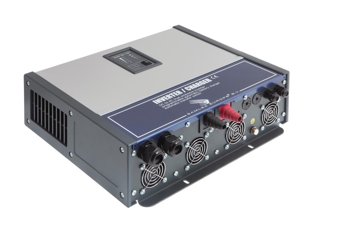 Omvormer 12V - 230V 1800W / accu charger 80A / 16A relay