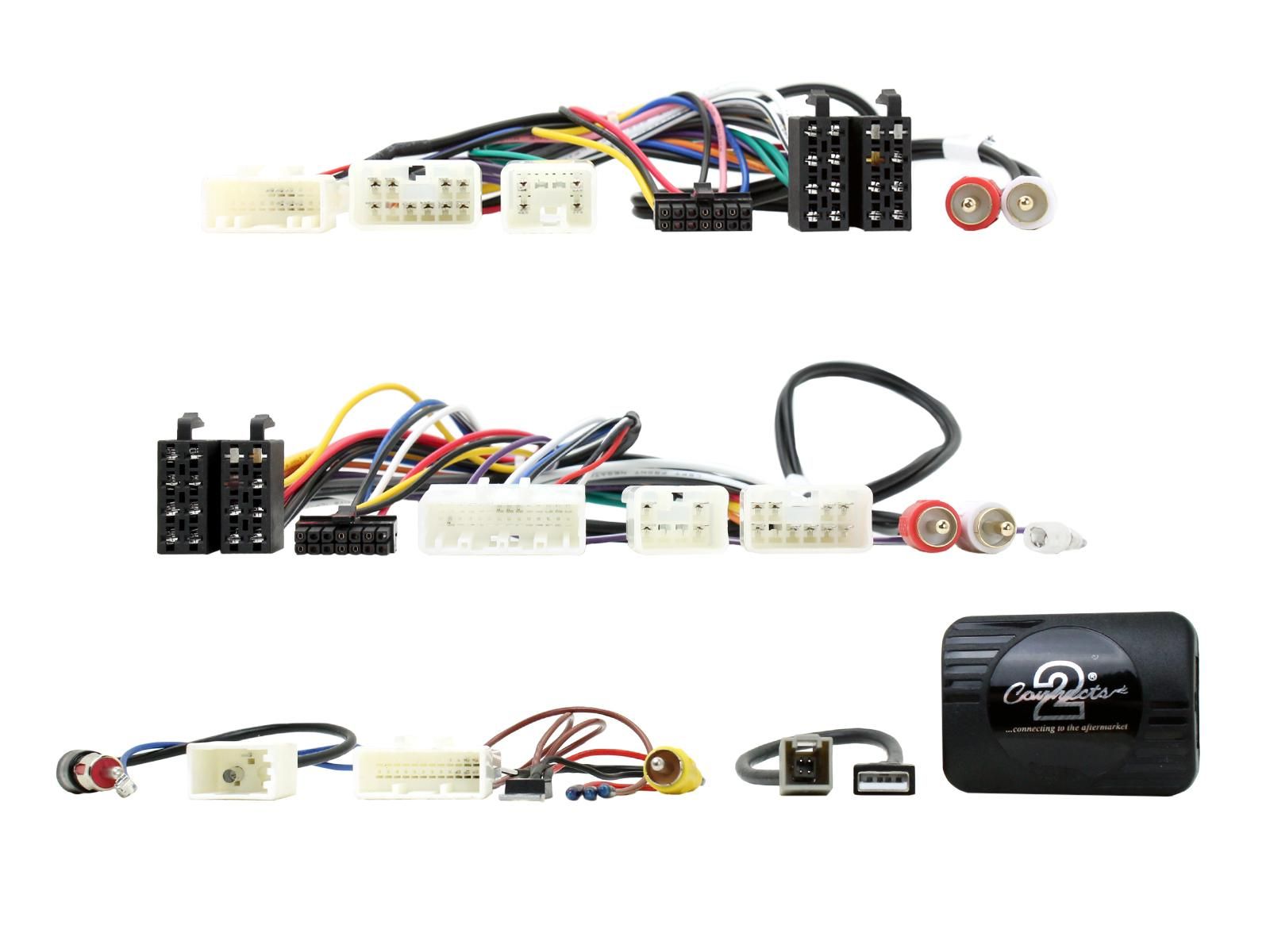 ST.W.BED. Toyota Avensis/Corolla/ 20+28 pins + USB/AUX/Cam