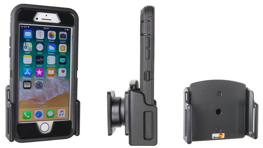 Brodit holder Apple iPhone 8/X/11(verstelb.)75-89/9-13mm