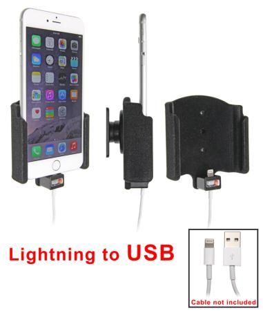 Brodit holder Apple iPhone 6 Plus Padded lightning->USB kab.