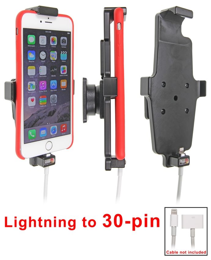 Brodit holder iPhone 8 Plus/Xs Max skin Lightn.to 30-pin