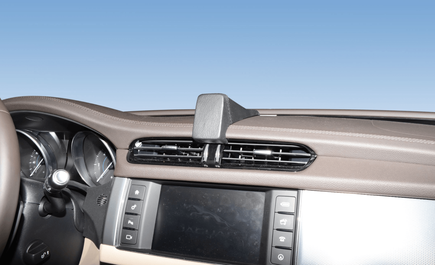 Kuda console Jaguar XF 05/2015- zwart NAVI