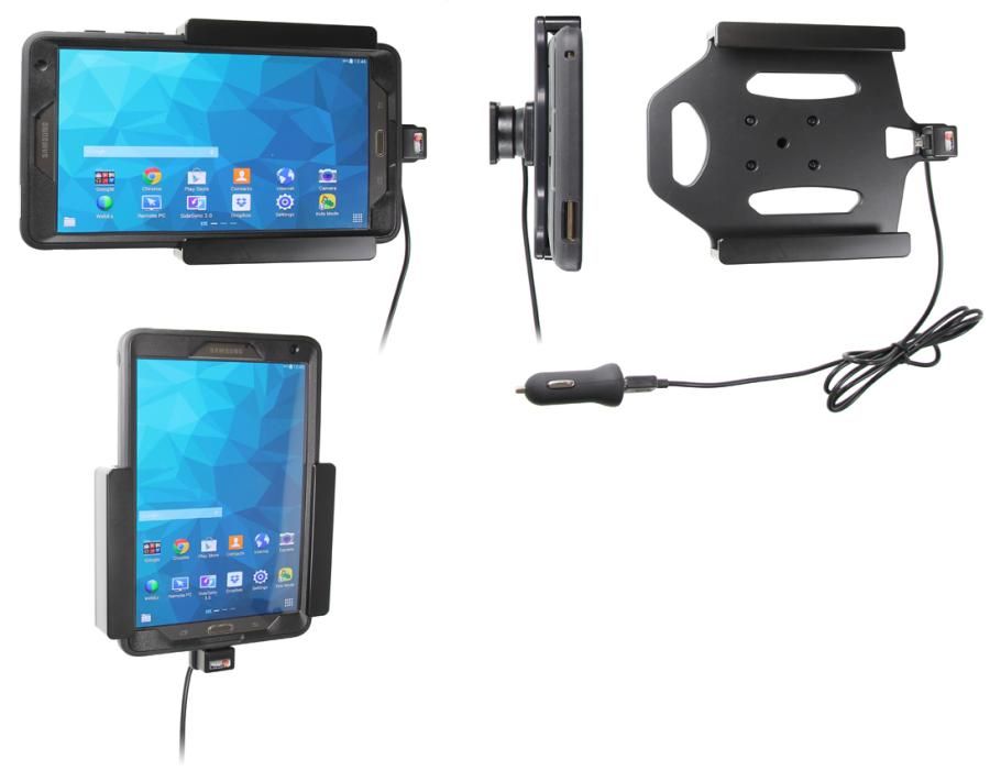 Brodit h/l Samsung Tab S 8.4 USB sig.plug-Otterbox Defender