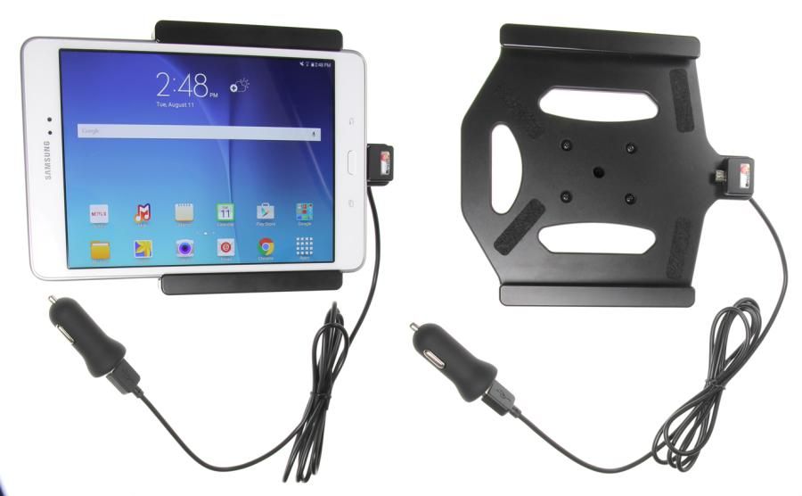 Brodit Active holder Samsung Galaxy Tab A 8.0 USB sig.plug