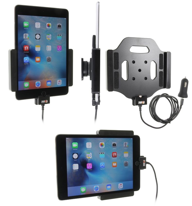 Brodit Active holder Apple iPad Mini 4/Mini 5 USB sig.plug