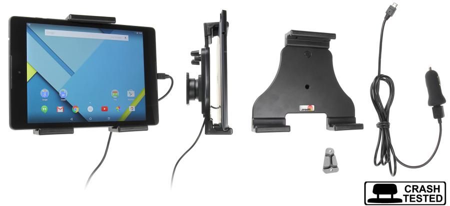 Brodit AH Tablet adjust.140-195mm USB sig.plug-micro USB