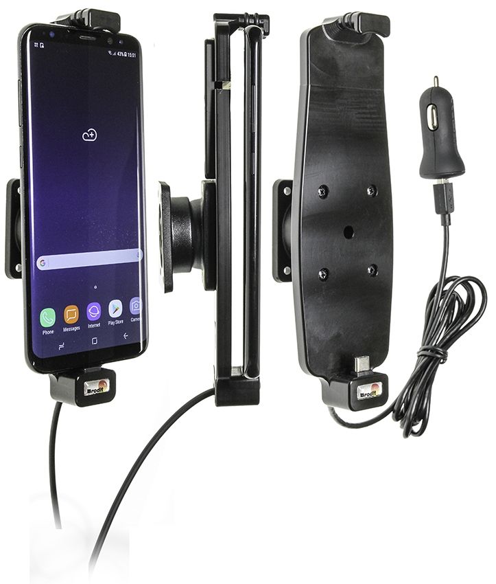 Brodit AH Samsung S9 Plus/S10 Plus with skin USB sig.plug