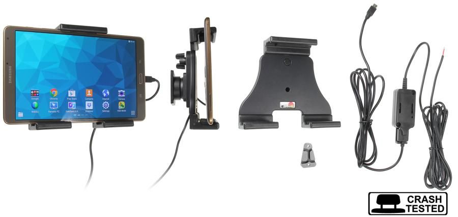 Brodit h/l Tablet verstelb.120-150mm-fixed instal.-micro usb