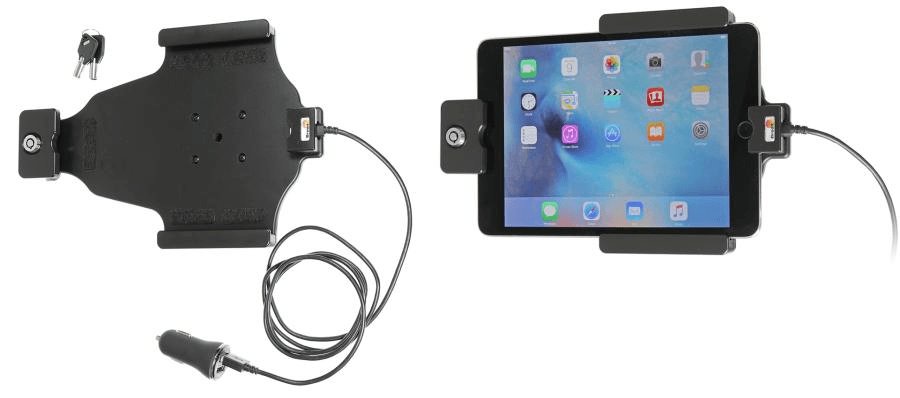 Brodit Active holder Apple iPad Mini 4/5 USB sig.plug lock