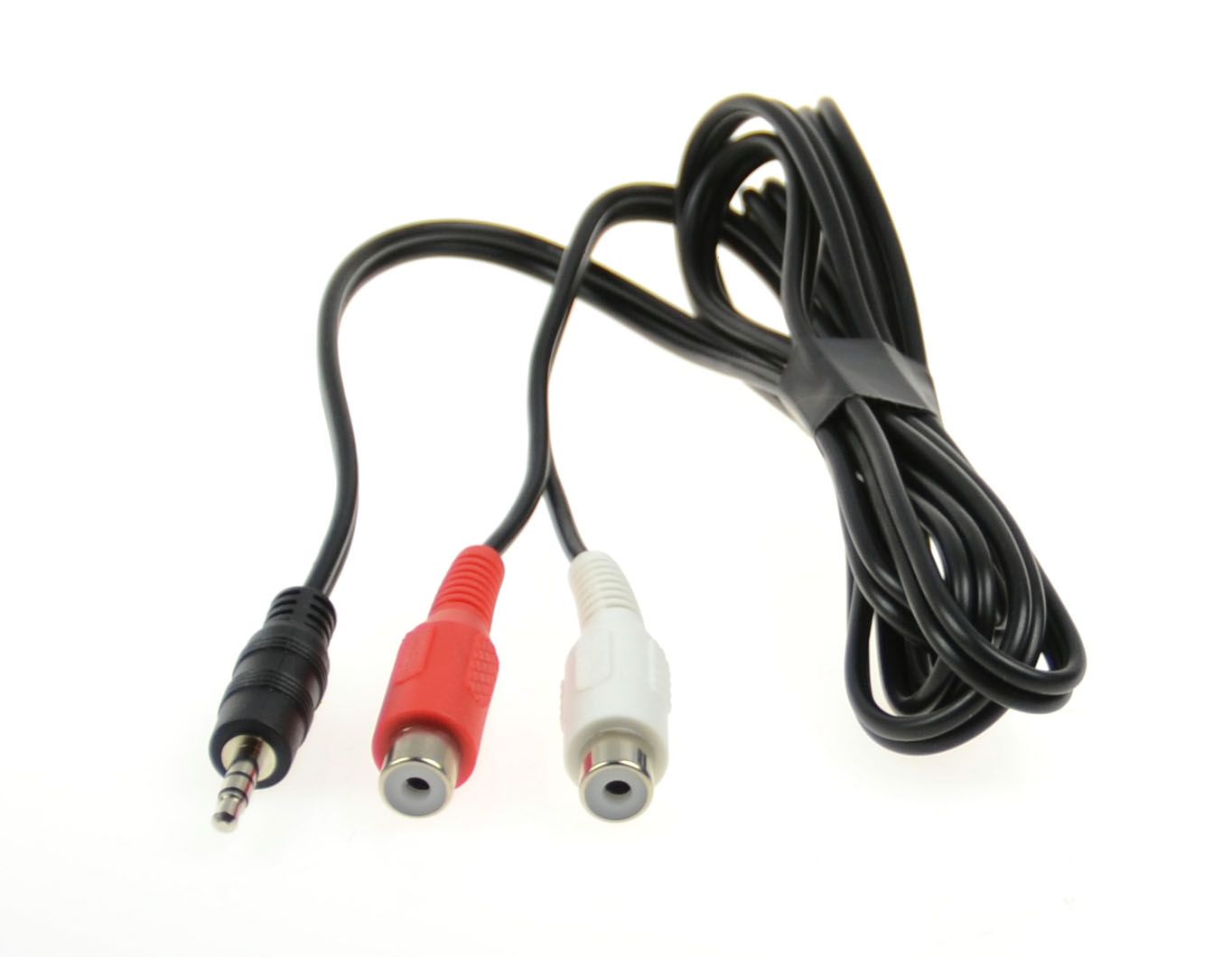 Aux adapter 2xRCA female > Male 3.5mm stereo Jack 1,5 meter