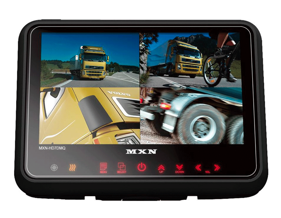 MXN 7"  Heavy Duty Touch Monitor IP69K Splitscreen