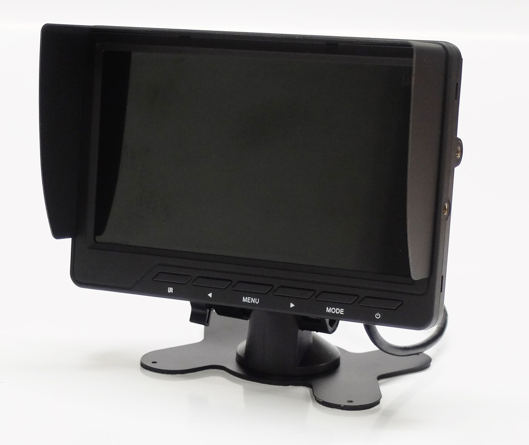 m-use opbouw monitor 7" wide screen 2x AV 12/24V TFT-LCD